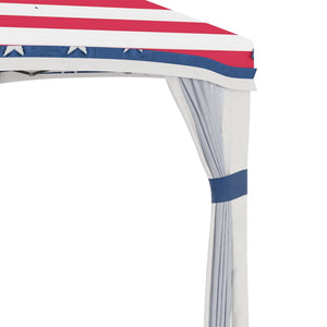 English Elm Height Adjustable 10x10 Pop up Canopy with Mesh Walls Steel Frame Uv Protection T3971P425581