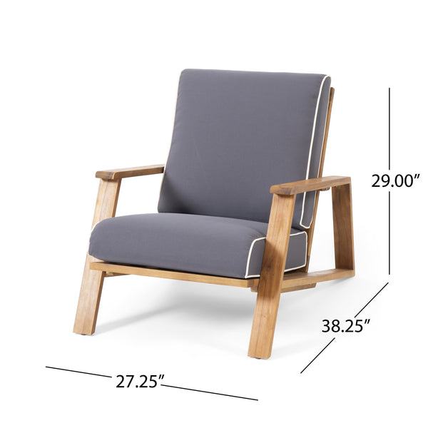 English Elm Christopher Knight Home® - PALOMA Modern Adirondack Club Chair with Acacia Wood Frame, Water-Resistant Cushions for Patio ComfortPALOMA Modern Adirondack Club Chair with Acacia Wood Frame and Water-Resistant Cushions for Patio Comfort DARK GREY 67045.00DGRY