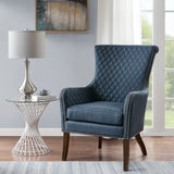 Madison Park Heston Casual Accent Chair MP100-0618 Dark Blue