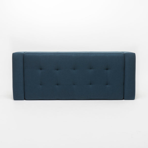 English Elm Christopher Knight Home® - GUERNSEY Ottoman Bench with Tufted Waffle Stitch Fabric, Hidden Storage & Birch Legs for Living Room Navy Blue 67220.00F