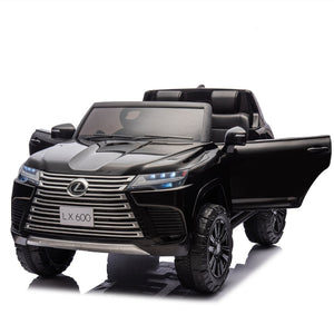 English Elm Licensed Lexus Lx600 24v Two Seater Kids Ride on Suv with Remote and Suspension Black W1578P339061