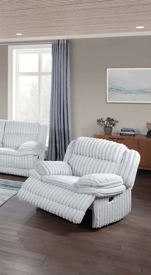 English Elm Living Room Reclining Couch 3-Piece Set - Manual Sofa With Drop-Down Table & Console Loveseat B011S01740