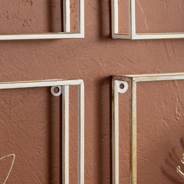 Crestview Collection Arabello Wall Decors Set Of 4 - Stylish Crestview China Art Pieces For Elegant Home Interiors   Cvdzep060