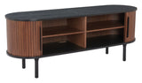 Koriana Entertainment Stand Black & Walnut 110297 Zuo Modern