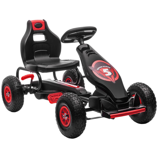 English Elm Aosom 24v Electric Go Kart Ride on Toy with Drifting Dual Motor and Adjustable Seat W2225P229174