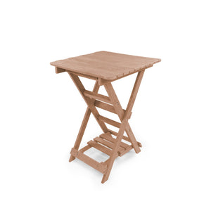 English Elm Summit Ridge Recycled Hdpe Outdoor Folding Bar Table Weather Resistant Eco Patio Teak B2745P409712