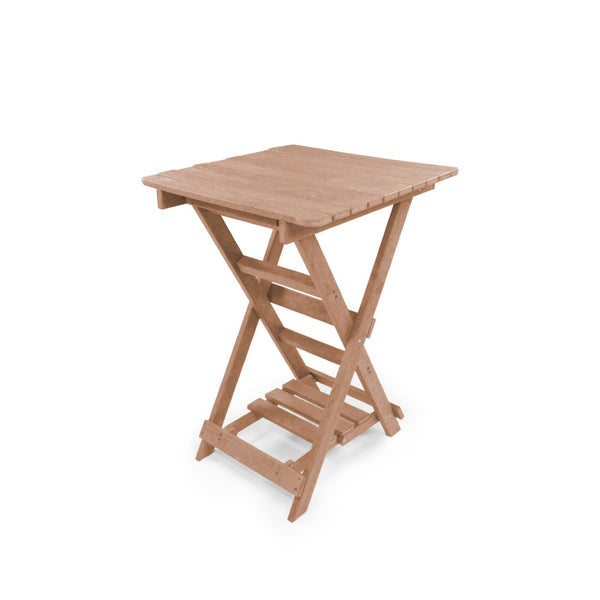 English Elm Summit Ridge Recycled Hdpe Outdoor Folding Bar Table Weather Resistant Eco Patio Teak B2745P409712