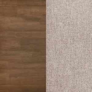 English Elm Svenstra Natural Walnut Dining Side Chair Set of 2 — Swedish Modern Minimalist Washed Wood Frame, Tan Upholstery (Pair) B062P375513