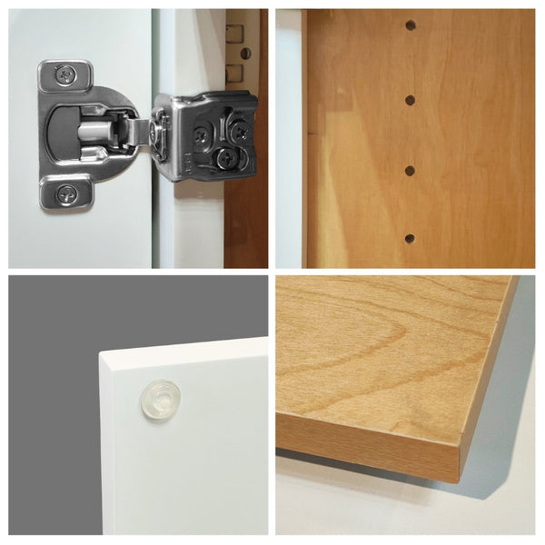 English Elm White Solid Wood Double Door Wall Cabinet With Adjustable Shelves For Stylish Storage Solutions T2950P366461-GIGA