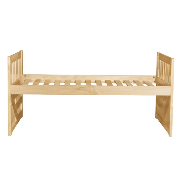 English Elm Twin/twin Trundle Captain Bed Solid Pine with Storage Drawers for Youth Bedrooms B011S02454