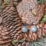 Christopher Knight Home® - Noble House - 18.5" Pine Cone and Glitter Unlit Artificial Christmas Wreath