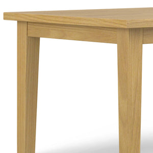 English Elm Eastwood Oak Dining Table 66"x40" Solid Oak Veneer, Thick Legs, Hand-Finished Lacquer, Seats 6 B136P203500