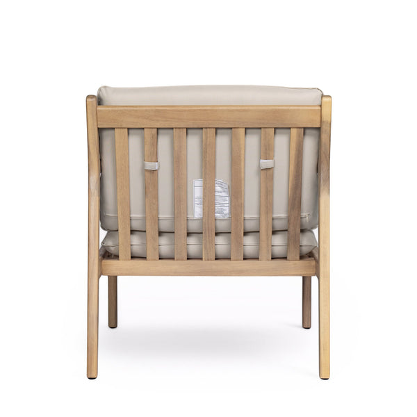 English Elm Christopher Knight Home® - Outdoor 29" Seat Height Aluminum Barstools with Rope Scallop Backrest, Rust-Resistant Patio Set Light Teak N772P247684L