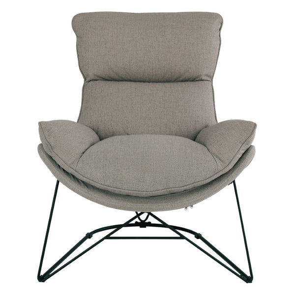 OSP Home Furnishings Ryedale Lounge Chair Grey