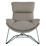 OSP Home Furnishings Ryedale Lounge Chair Grey