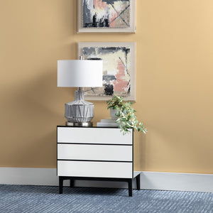 Crestview Collection 27.25"H Cothran Ceramic Table Lamp - Elegant Gray Design With Glossy Accents & 3-way Lighting Option   Cvap3123