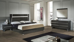 VIG Furniture Queen Nova Domus Emporio Italian Modern Grey Bedroom Set VGACEMPORIO-SET-Q