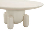 VIG Furniture Modrest Gabby - Contemporary White Round Coffee Table VGOD-LZ-327-WHT