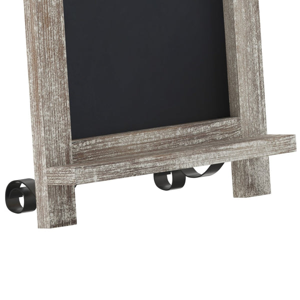 English Elm Canterbury Elegant Set of 10 Tabletop Magnetic Chalkboards with Scrolled Legs for Home or Business Weathered Brown 9.5"W x 1.88"D x 14"H 10-HFKHD-GDI-CRE8-322315-GG