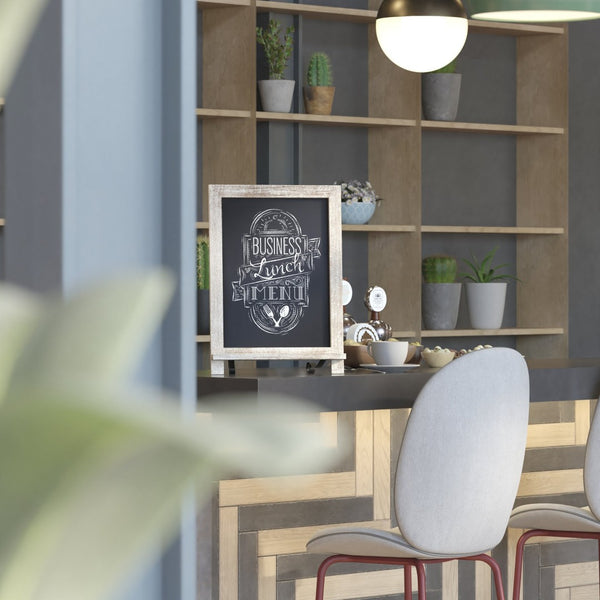 English Elm Canterbury Elegant Set of 10 Tabletop Magnetic Chalkboards with Scrolled Legs for Home or Business Weathered Brown 12"W x 1.88"D x 17"H 10-HFKHD-GDI-CRE8-822315-GG