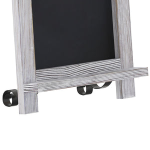 English Elm Canterbury Elegant Set of 10 Tabletop Magnetic Chalkboards with Scrolled Legs for Home or Business White Wash 9.5"W x 1.88"D x 14"H 10-HFKHD-GDIS-CRE8-022315-GG