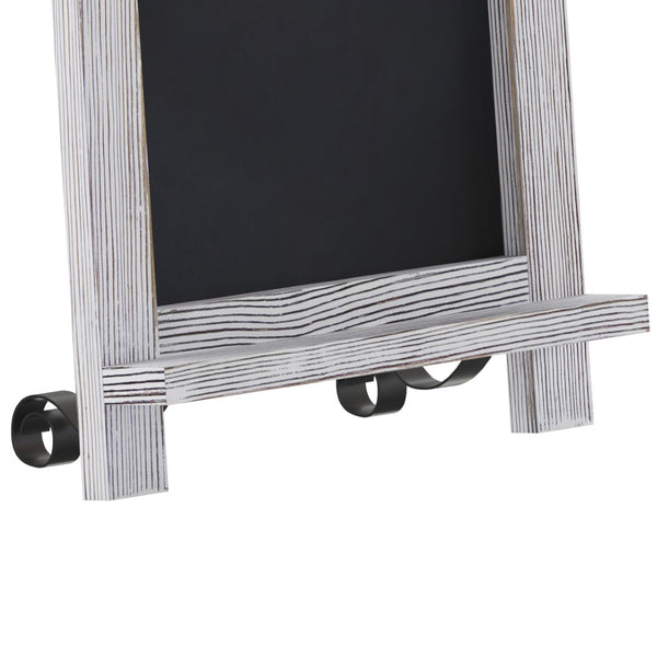 English Elm Canterbury Elegant Set of 10 Tabletop Magnetic Chalkboards with Scrolled Legs for Home or Business White Wash 9.5"W x 1.88"D x 14"H 10-HFKHD-GDIS-CRE8-022315-GG