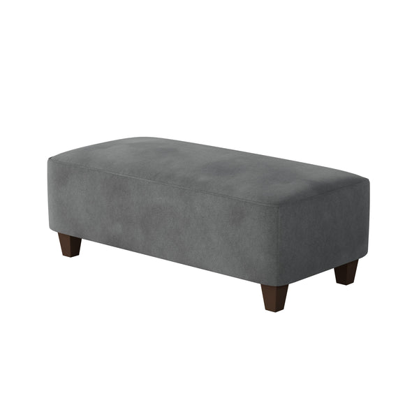 Fusion Bella Asphalt Cocktail Ottoman - Stylish, Durable Padded Centerpiece For Family Friendly Living Spaces Grey W,100% Polyester 100-c Bella Asphalt Cocktail Ottoman