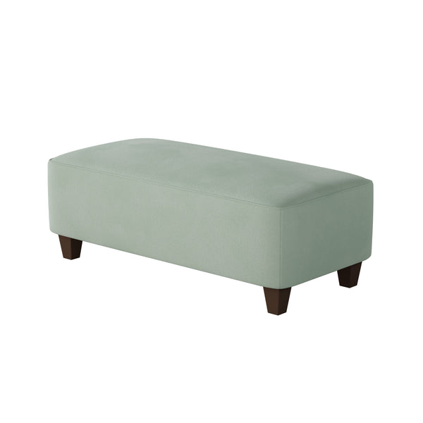 Fusion Bella Eucalyptus Cocktail Ottoman - Stylish, Padded Centerpiece For Seating And Relaxation In Green Green W,100% Polyester 100-c Bella Eucalyptus Cocktail Ottoman