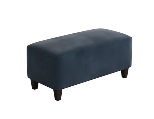 Fusion Bella Midnight Cocktail Ottoman - Stylish, Durable, And Child-safe Padded Centerpiece For Any Room Blue W ,100% Polyester 100-c Bella Midnight Cocktail Ottoman