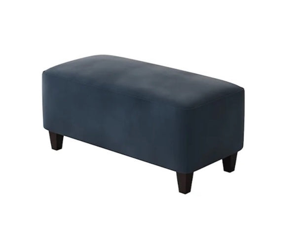 Fusion Bella Midnight Cocktail Ottoman - Stylish, Durable, And Child-safe Padded Centerpiece For Any Room Blue W ,100% Polyester 100-c Bella Midnight Cocktail Ottoman