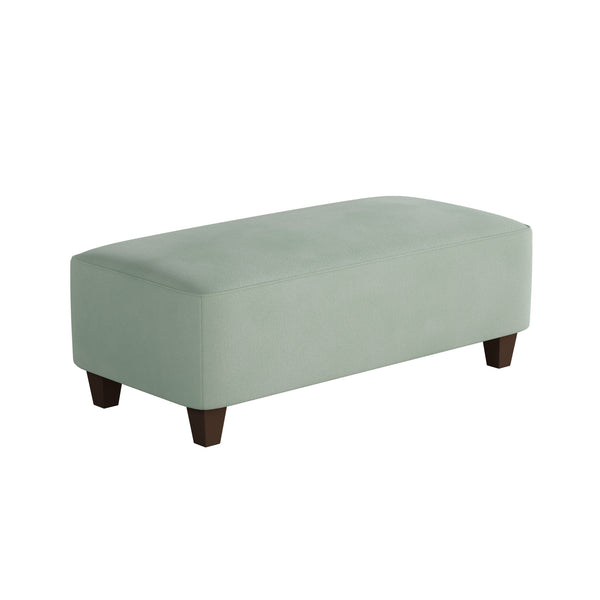 Fusion Bella Eucalyptus Cocktail Ottoman - Stylish, Padded Centerpiece For Seating And Relaxation In Green Green W,100% Polyester 100-c Bella Eucalyptus Cocktail Ottoman