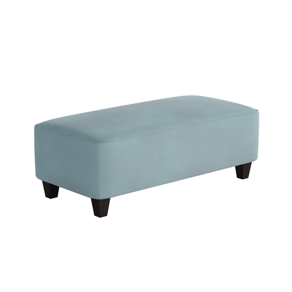 Fusion Bella Skylight Cocktail Ottoman - Stylish, Durable Padded Centerpiece With Fun Pattern & Coffee Legs Blue W,100% Polyester 100-c Bella Skylight Cocktail Ottoman