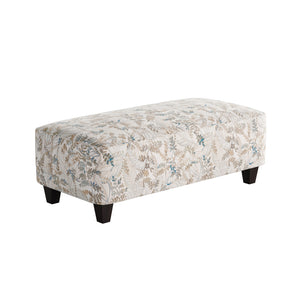 Fusion Fetty Citrus Cocktail Ottoman - Stylish, Padded Centerpiece For Family Spaces With Fun Pattern Multi S,96% Polyester,4% Linen 100-c Fetty Citrus Cocktail Ottoman