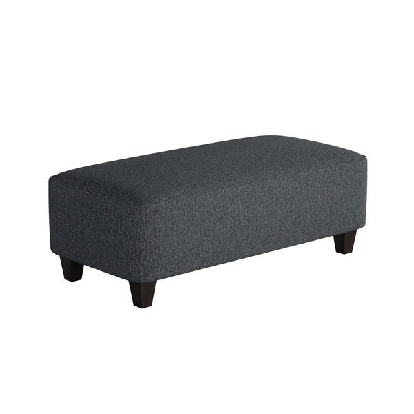 Fusion Truth Or Dare Navy Cocktail Ottoman - Stylish, Durable Padded Centerpiece For Living Room Comfort Blue Ws,100% Polypropylene 100-c Truth Or Dare Navy Cocktail Ottoman