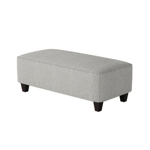 Fusion Sugarshack Metal Cocktail Ottoman - Stylish, Padded Centerpiece For Versatile Living Spaces Grey Ws,100% Polypropylene 100-c Sugarshack Metal Cocktail Ottoman