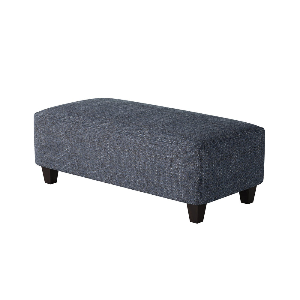 Fusion Sugarshack Navy Stylish Cocktail Ottoman With Padded Sides For Family-friendly Comfort And Fun Design Blue Ws,100% Polypropylene 100-c Sugarshack Navy Cocktail Ottoman
