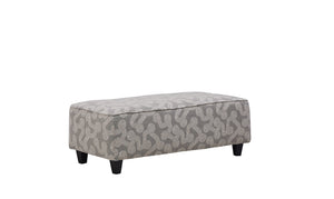 Fusion Stanley Skoog Smoke Cocktail Ottoman - Stylish, Child-safe, Versatile Seating & Serving Centerpiece Grey W ,100% Polyester 100 Skoog Smoke Cocktail Ottoman