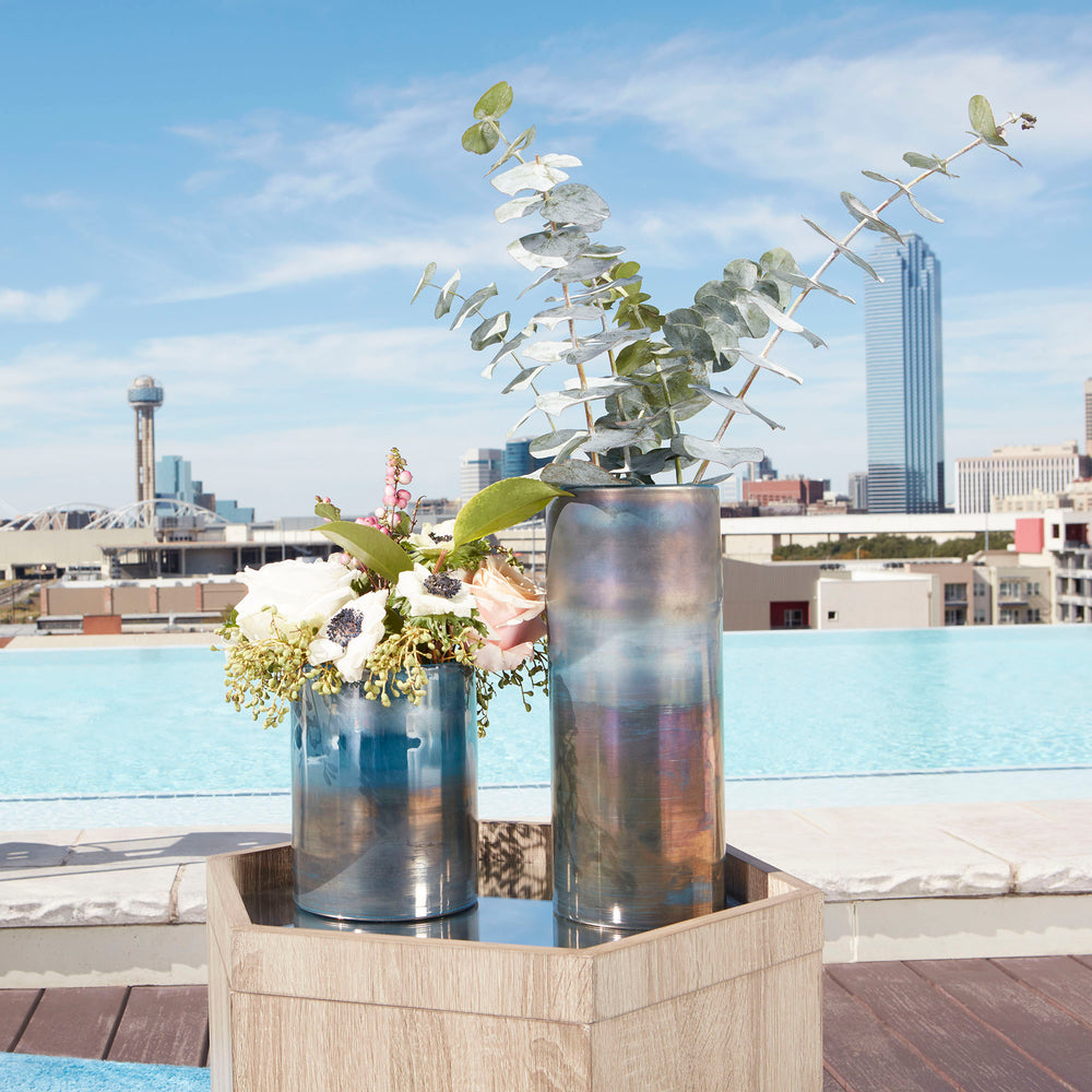 Reina Vase Pyrite 10007 Cyan Design