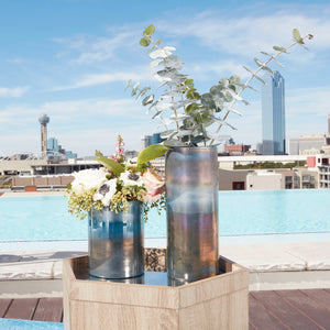 Reina Vase Pyrite 10007 Cyan Design