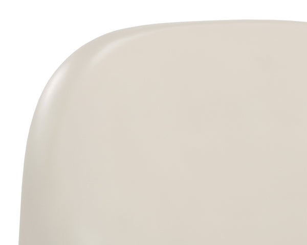 Sunpan Kessel Lounge Chair - Sculpted Concrete Design for Indoor & Covered Outdoor Spaces, Cream Finish