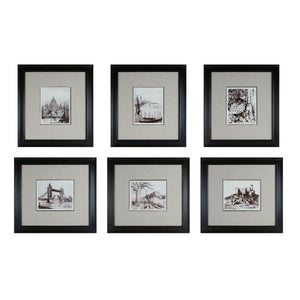 18th Century Ink Reproductions (6-piece Set) 10016-S6 Elk Home