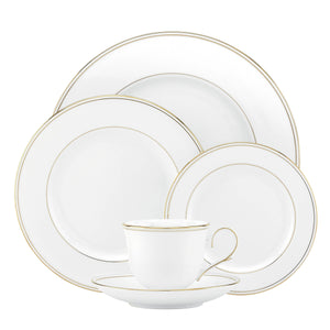 Lenox Federal Porcelain Place Setting with 24 Karat Gold Rim for Elegant Dining Tables 100191602
