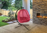 IDEAZ Hanging Egg Patio Chair Red 1001FHT