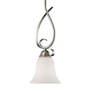 Thomas Lighting Brighton Forged Metal Mini Pendant Light Brushed Nickel Finish for Kitchen Islands 1001PS/20