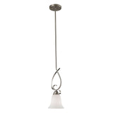 Brighton 6'' Wide 1-Light Mini Pendant - Brushed Nickel 1001PS/20 Thomas