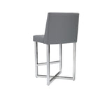 Howard Counter Stool - Stainless Steel - Grey 100219 Sunpan