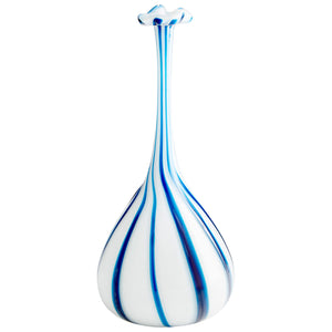 Dulcet Vase Blue and White 10025 Cyan Design