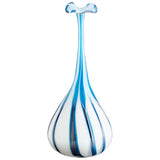 Dulcet Vase Blue and White 10026 Cyan Design