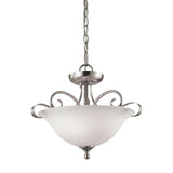 Thomas Brighton 16'' Wide 2-Light Semi Flush Mount