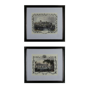 Etchings with Borders 10030-S2 Elk Home